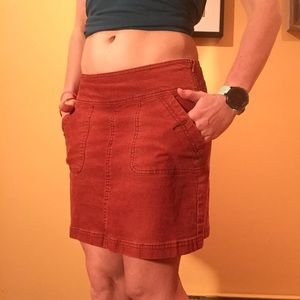 prAna Corduroy Skirt